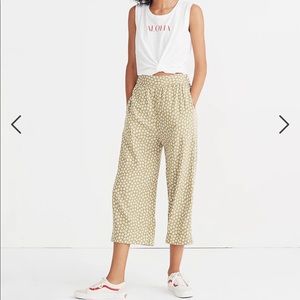 NWT Madewell Huston Crop Pants XXS